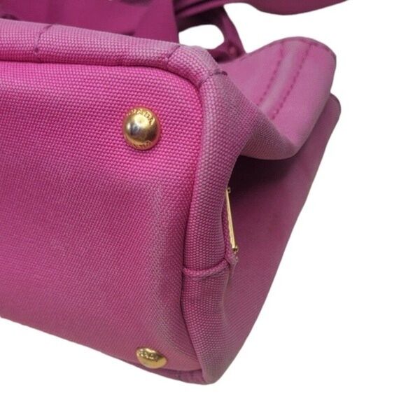 💖PRADA Pink Canvas Crossbody/Handbag, shoulder Authentic - Picture 11 of 16